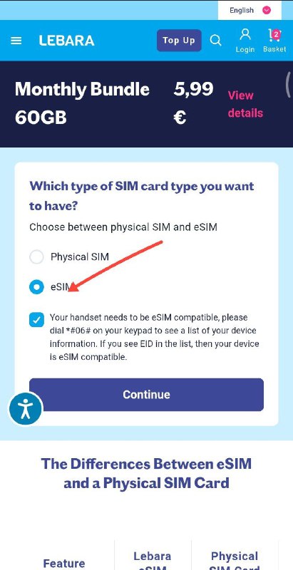 #eSIM🇫🇷Lebara PayGo eSIM简略食用教程 0⃣️首先在官网 