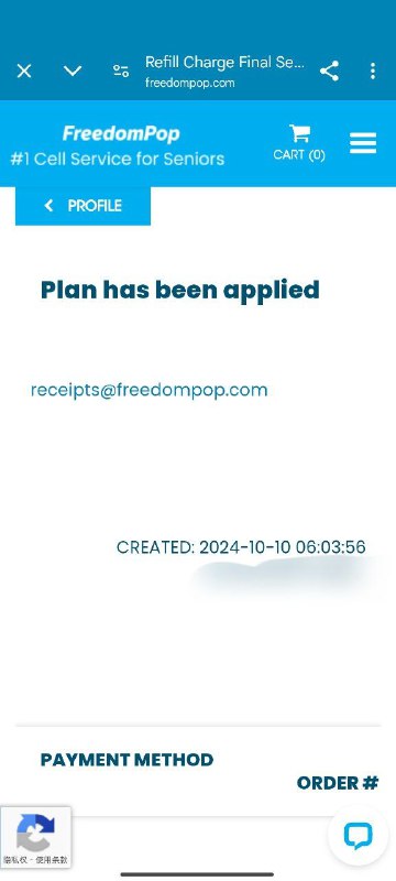 🇺🇸freedompop超简单续费指南:1⃣️.Google play/App Store下载freedompop app并登录(一定要设置密码登录)，选中已到期的号码后在底部Overview栏可以看到上面有个大大的RENEW PLAN2⃣️.点击RENEW PLAN并在p2弹窗点击RENEW FREE PLAN3⃣️.跳转到p3界面后点击SUBSCRIBE4⃣️.填写对应你billing address邮编的一张美国银行卡号(没有美卡的自行找网站生成一张虚拟的)，然后点击下方CHECKOUT5⃣️6⃣️.等待加载完成后看到p6所示有Plan has been applied即代表续期成功