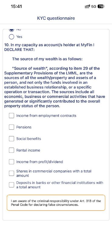 #myfin🇧🇬Myfin现在要求现有用户填写收入来源和提交地址证明