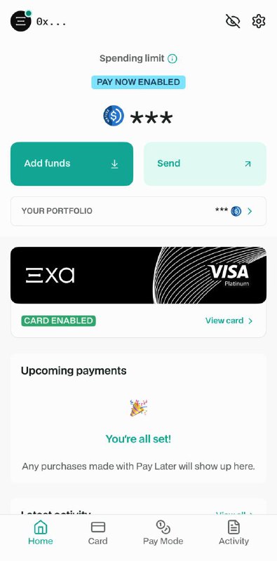 和infini最早的上游(bin 45492406)一样的两个链上卡片 EXA 和 Avalanche 