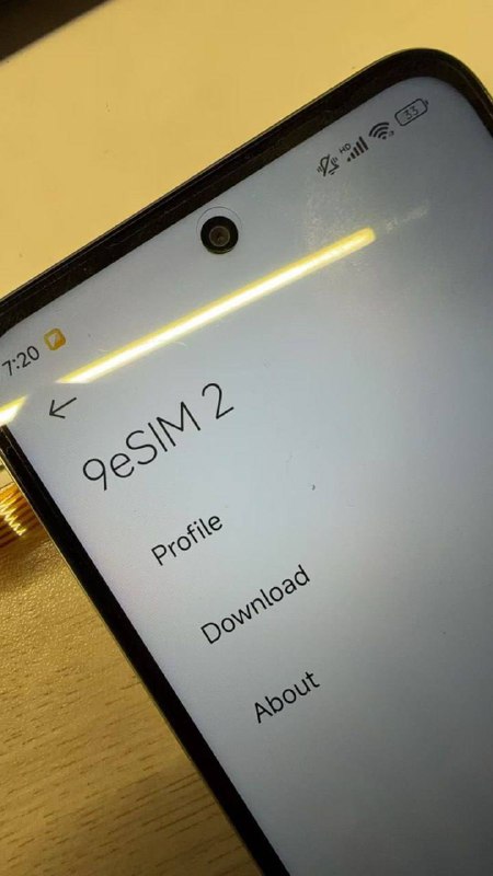 另一边9esim实验版也搓出来iOS下卡啦