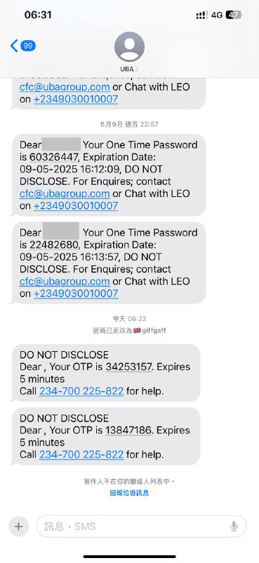实测🇬🇧giffgaff+44可以收paga的3ds验证码(正常入金)来源: @eSIMhelp实测🇬🇧giffgaff+44可以收paga的3ds验证码(正常入金)来源: @eSIMhelp