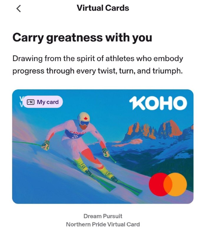 🇨🇦KOHO免费新卡面